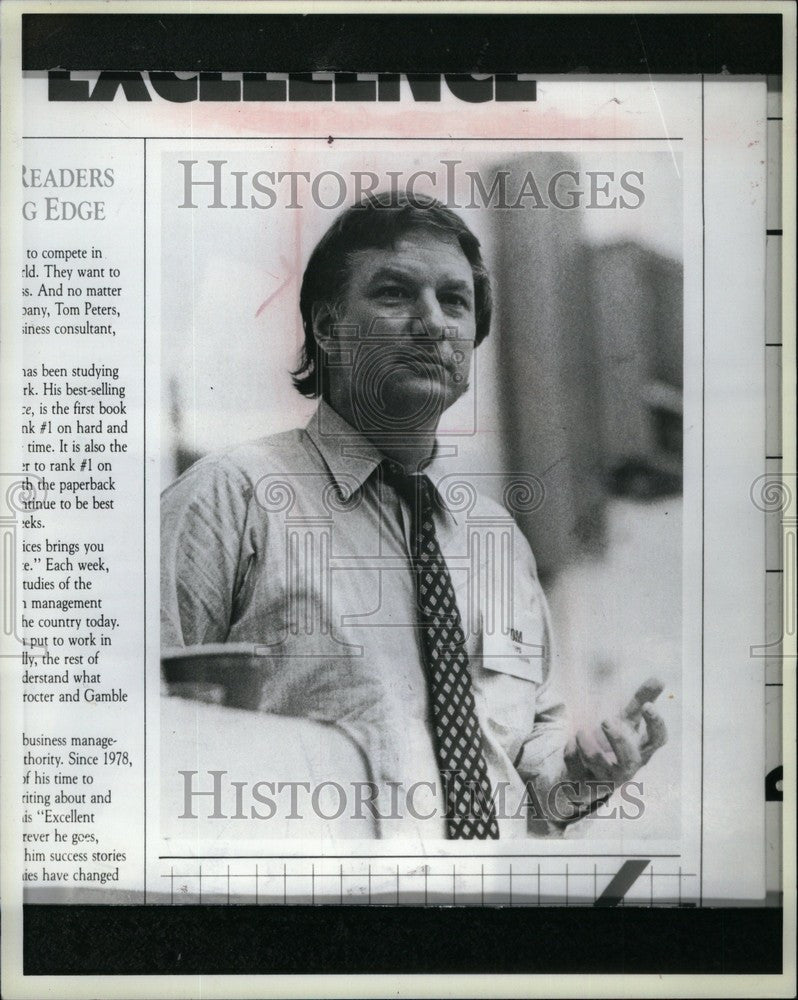 1988 Press Photo Tom Peters American Writer - Historic Images