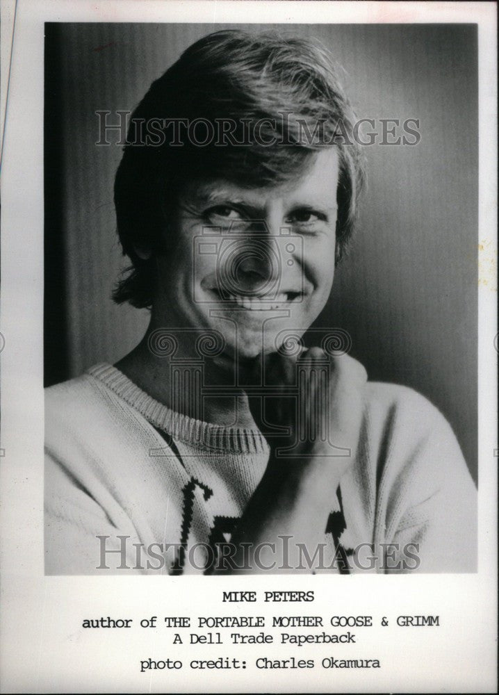 1987 Press Photo Mike Peters - Author - Historic Images