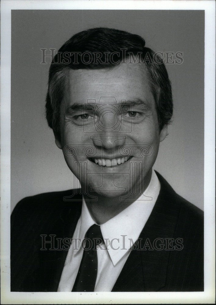 1986 Press Photo Klaus Peters General Manager - Historic Images