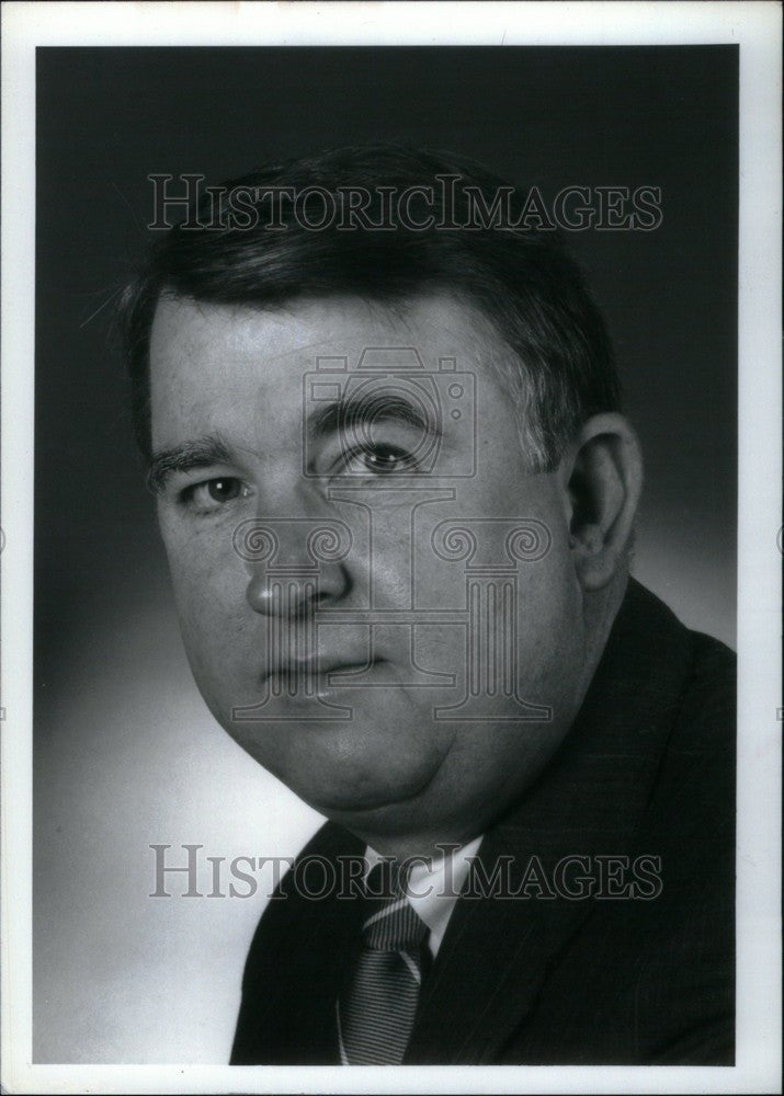 1991 Press Photo james perun vice president operations - Historic Images