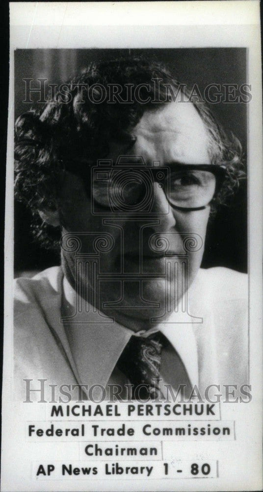 1980 Press Photo Michael Pertschuk Federal Trade - Historic Images