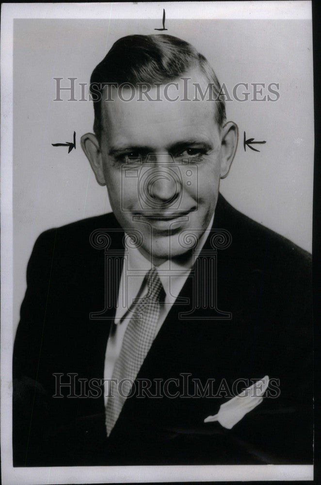 1950 Press Photo Robert L. Perry Campbell - Ewald Co. - Historic Images