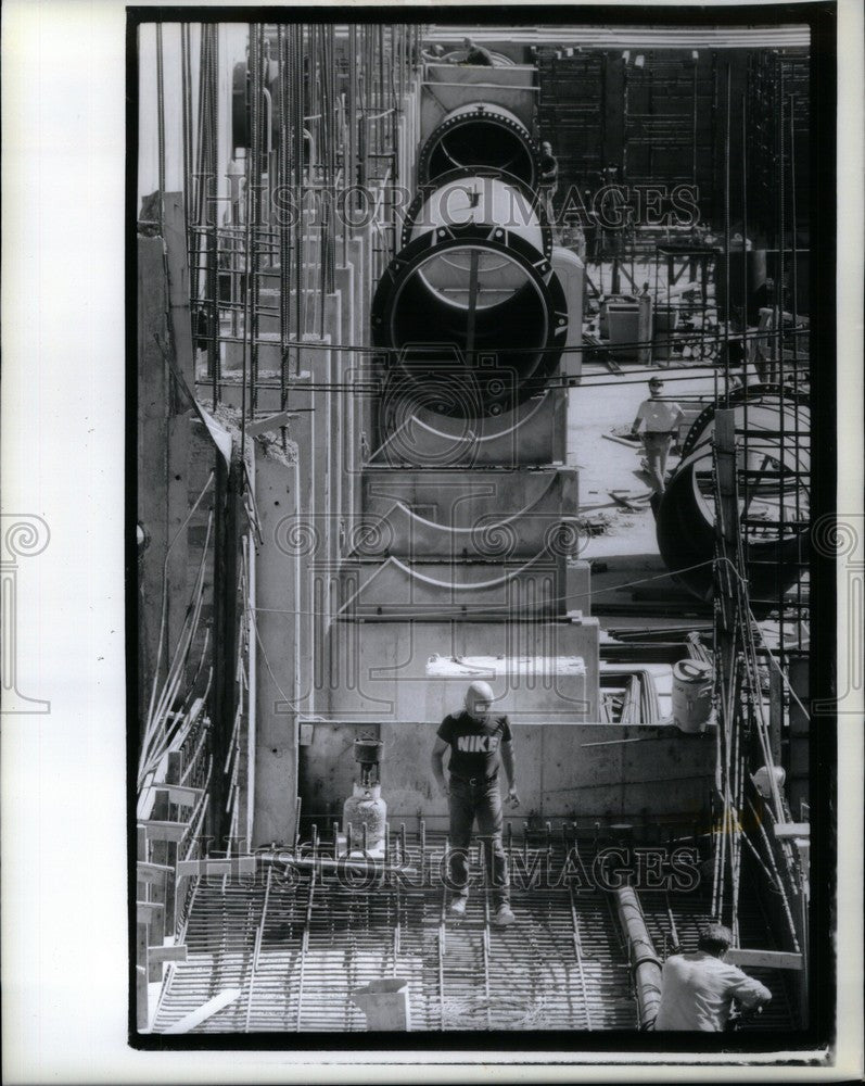 1989 Press Photo DuPage pumping station - Historic Images