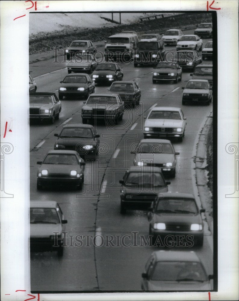 1992 Press Photo Freeway - Historic Images