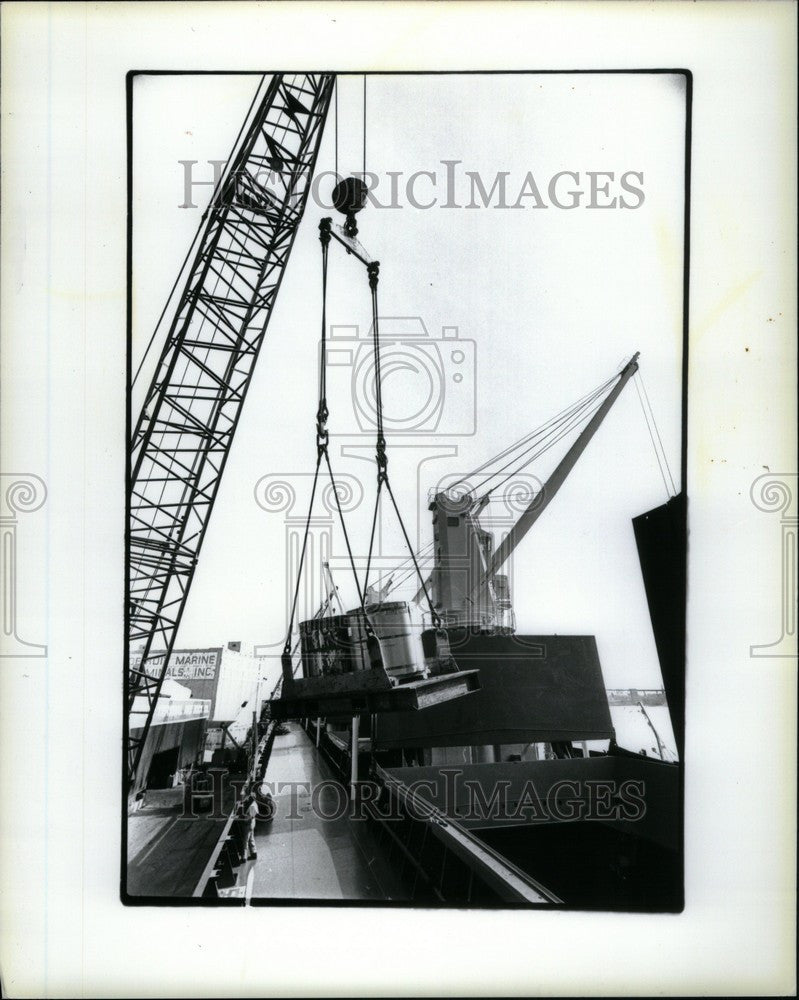 1985 Press Photo Astral Mariner Maiden Voyage Japan - Historic Images