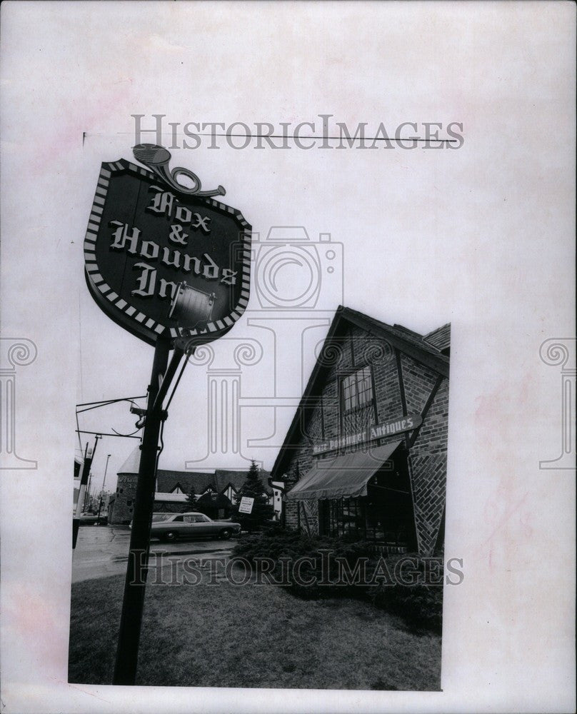 1973 Press Photo Fox &amp; Hounds Inn - Historic Images