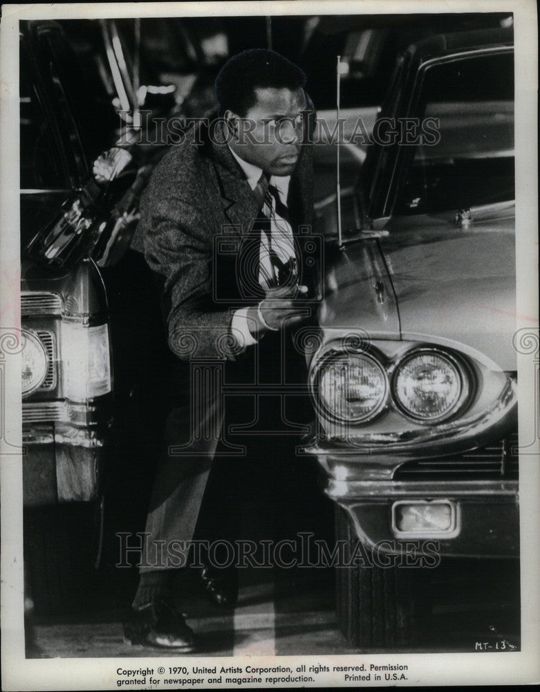 1970 Press Photo Sidney Poitier They Call Me Mr Tibbs - Historic Images