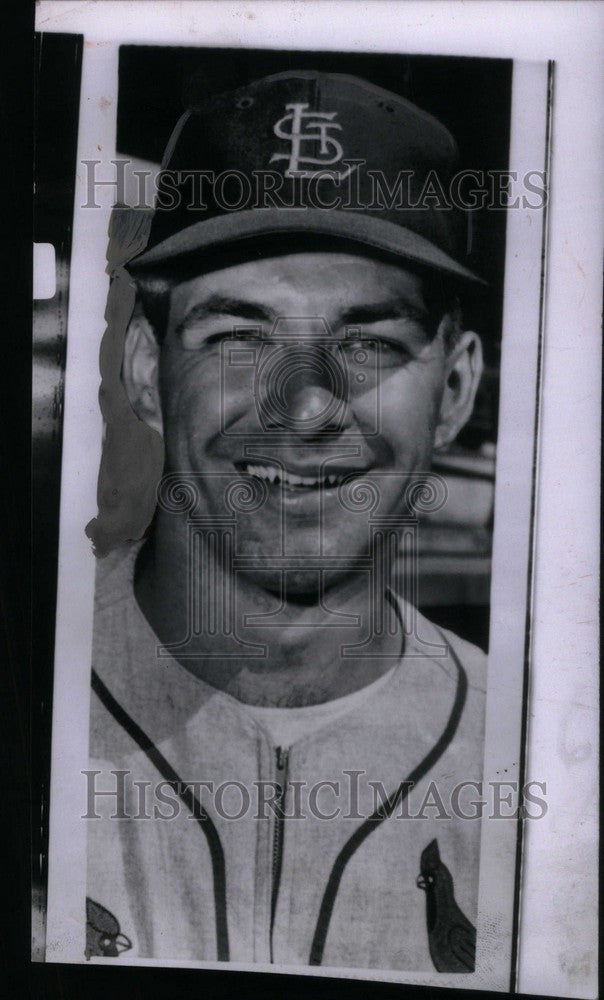 1956 Press Photo Tom Poholsky  baseball player - Historic Images