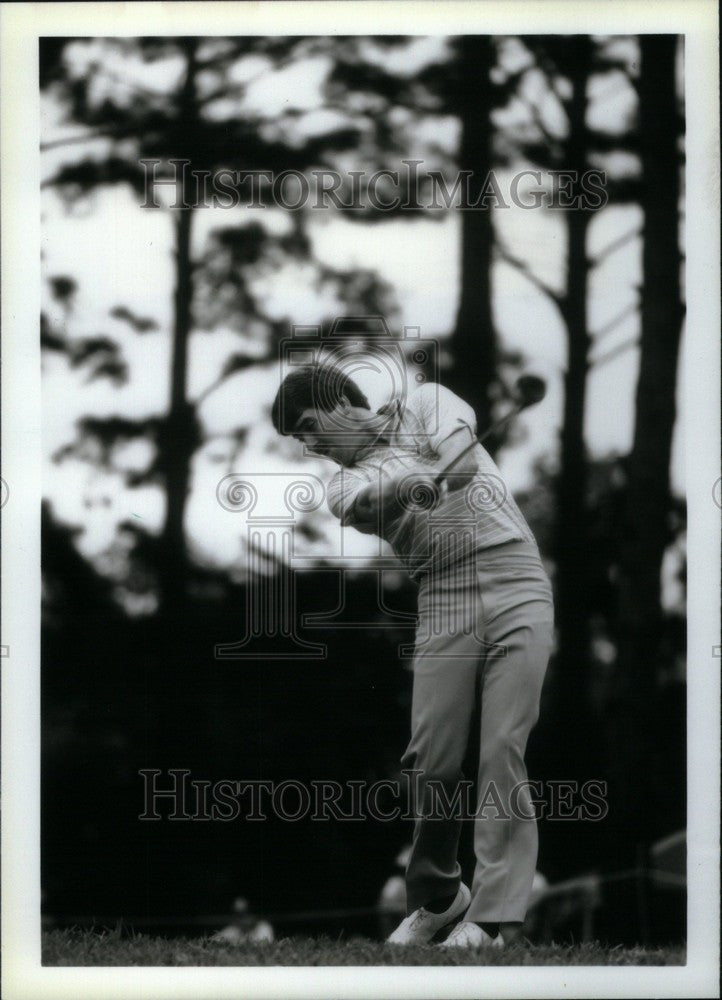 Press Photo Dan Pohl Golfer - Historic Images