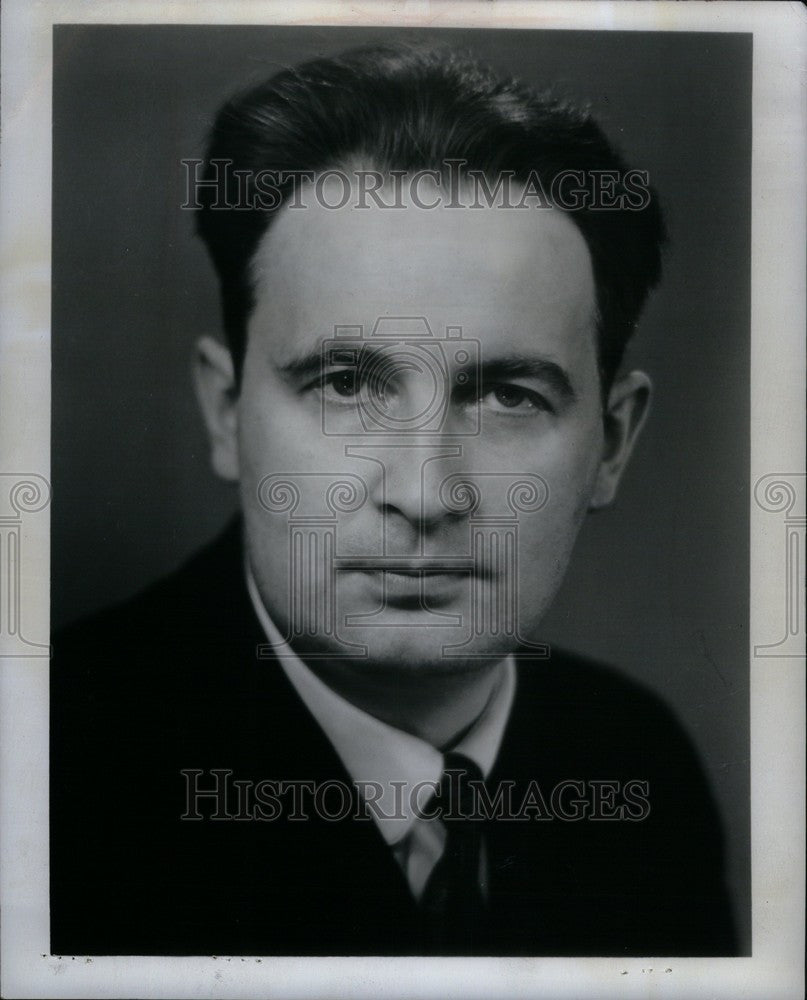 1955 Press Photo Ernst Pohljola, conductor - Historic Images