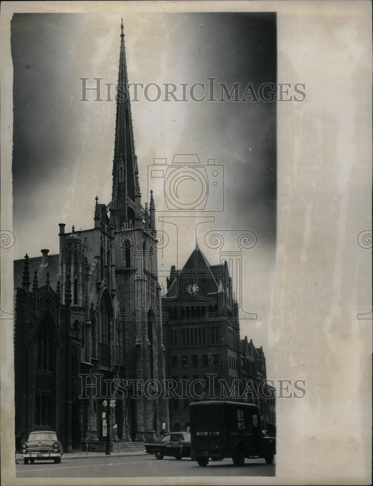 1958 Press Photo Fort Street Presbyterian Church - Historic Images