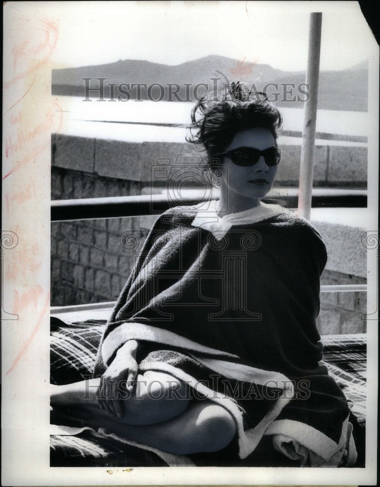 1964 Press Photo Soraya Empress Iran - Historic Images