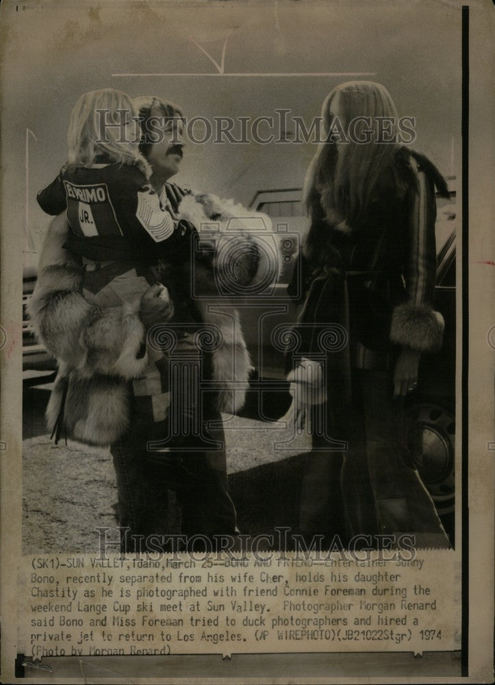 1974 Press Photo Sonny Bono, American singer politician - Historic Images