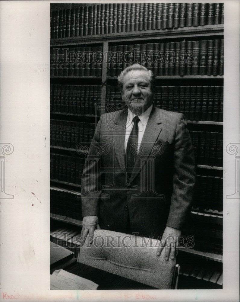 1989 Press Photo Jacob Sobieraj Entreprenur - Historic Images