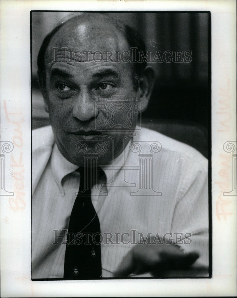 1991 Press Photo Dr. Jack Sobel, Gynecology - Historic Images