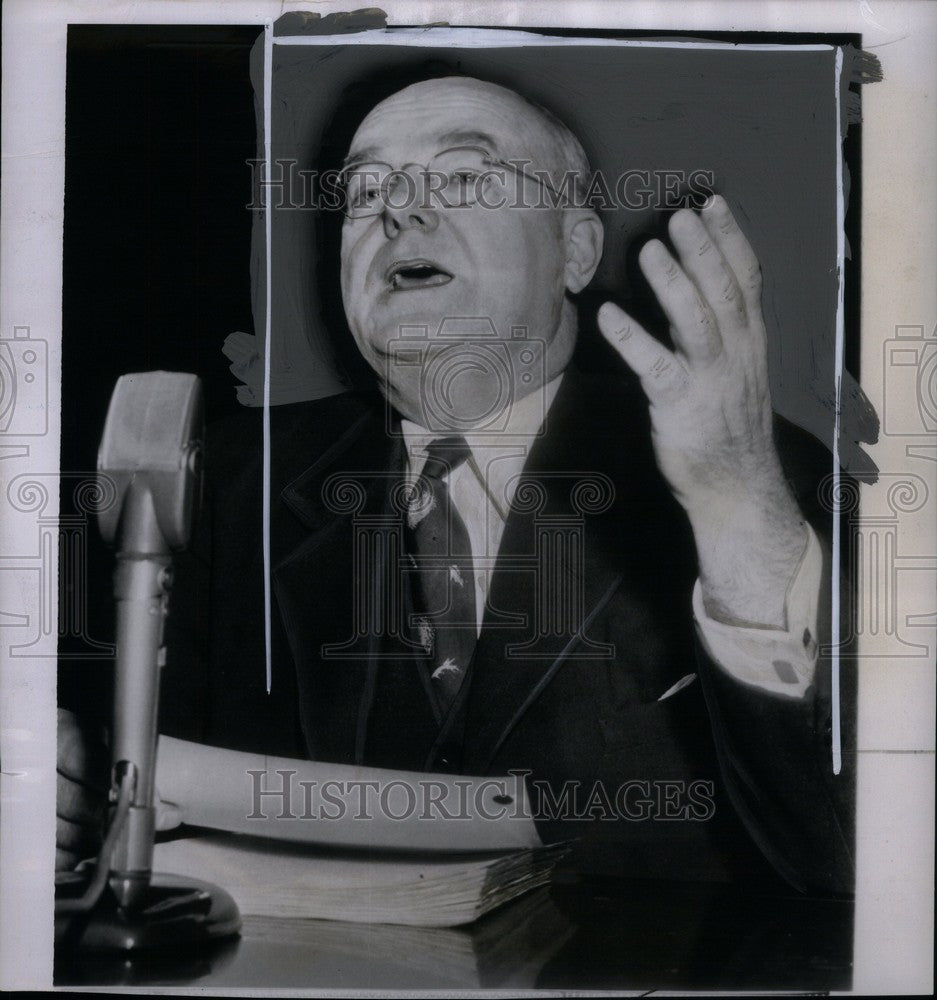 1951 Press Photo John W. Snyder American businessman - Historic Images