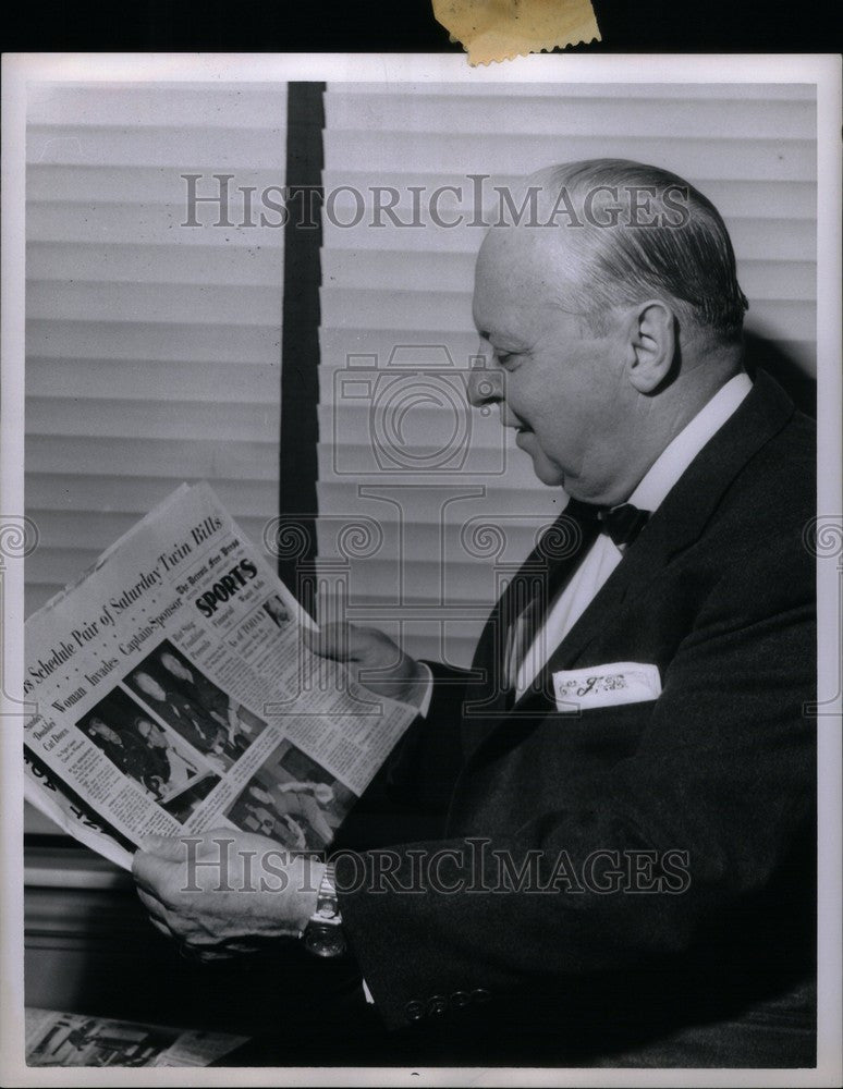 1955 Press Photo Tommy Richardson Detroit baseball - Historic Images