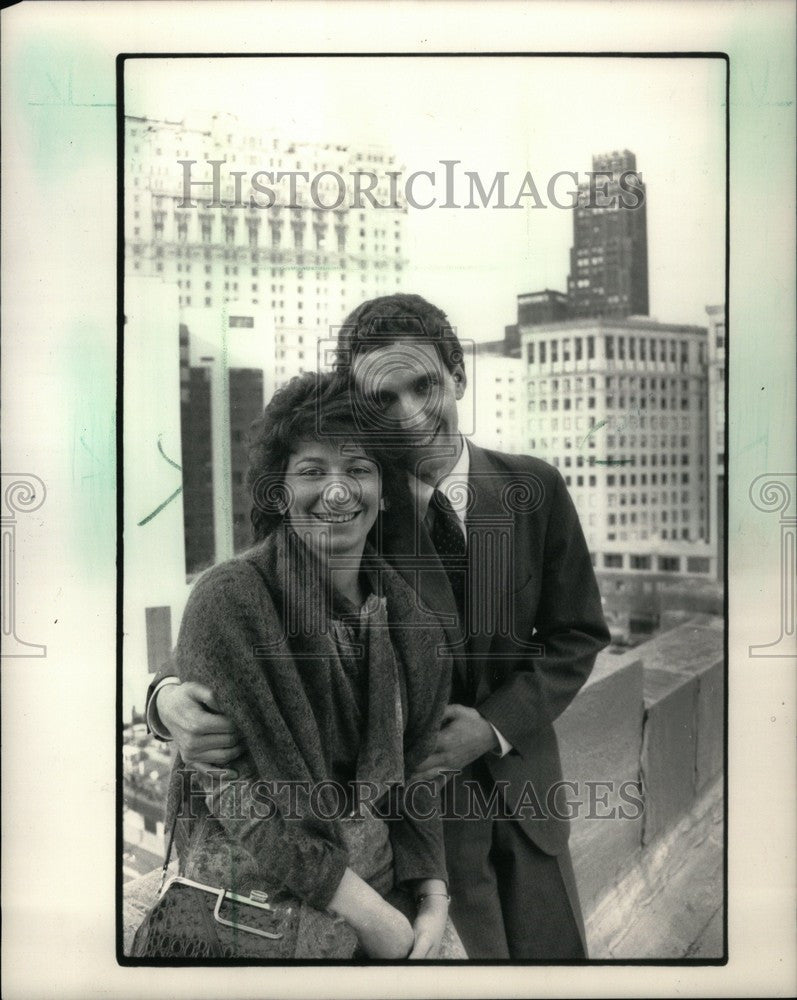 1987 Press Photo Keith Svetlana Braun - Historic Images