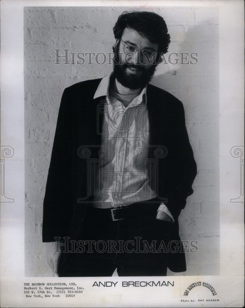 1981 Press Photo Andy Breckman American comedy radio - Historic Images