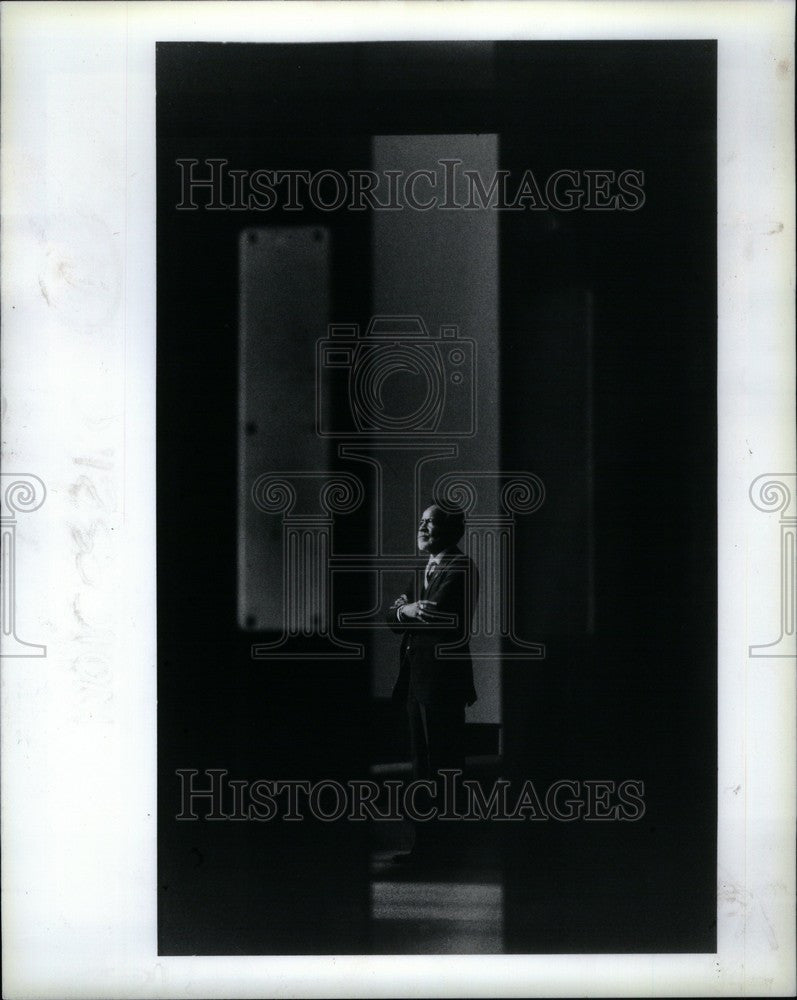 1990 Press Photo Carl Breeding - Historic Images