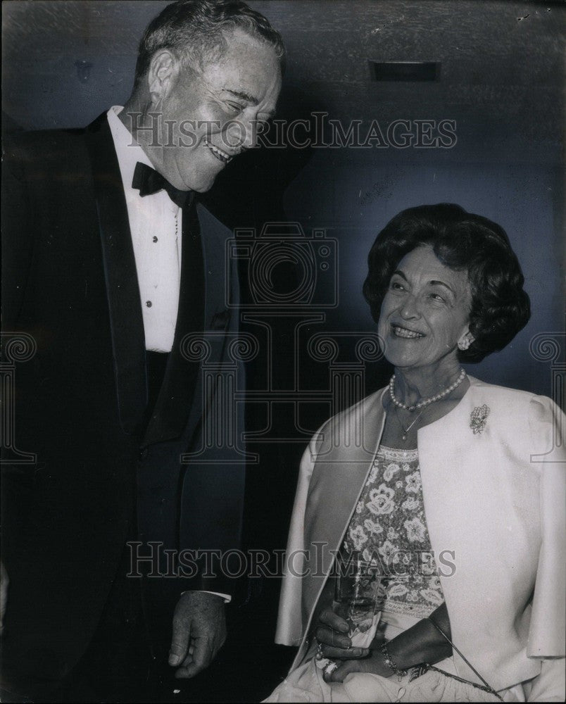 1955 Press Photo Mr. and Mrs. Ernest R. Breech - Historic Images