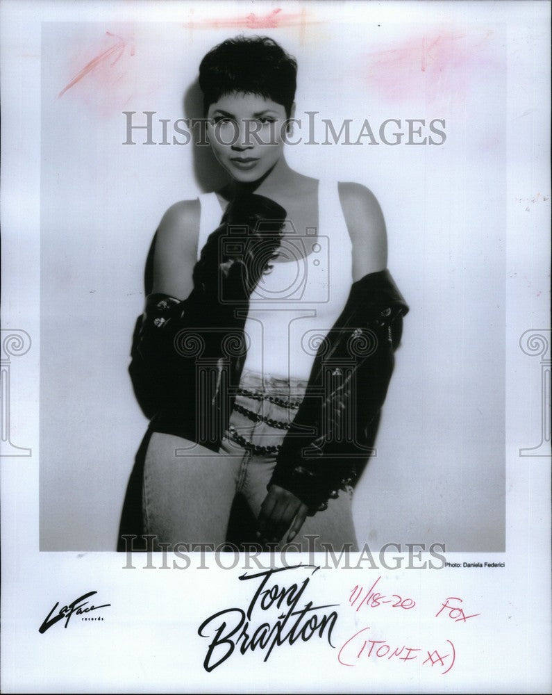 1993 Press Photo Toni Michelle Braxton  Singer - Historic Images