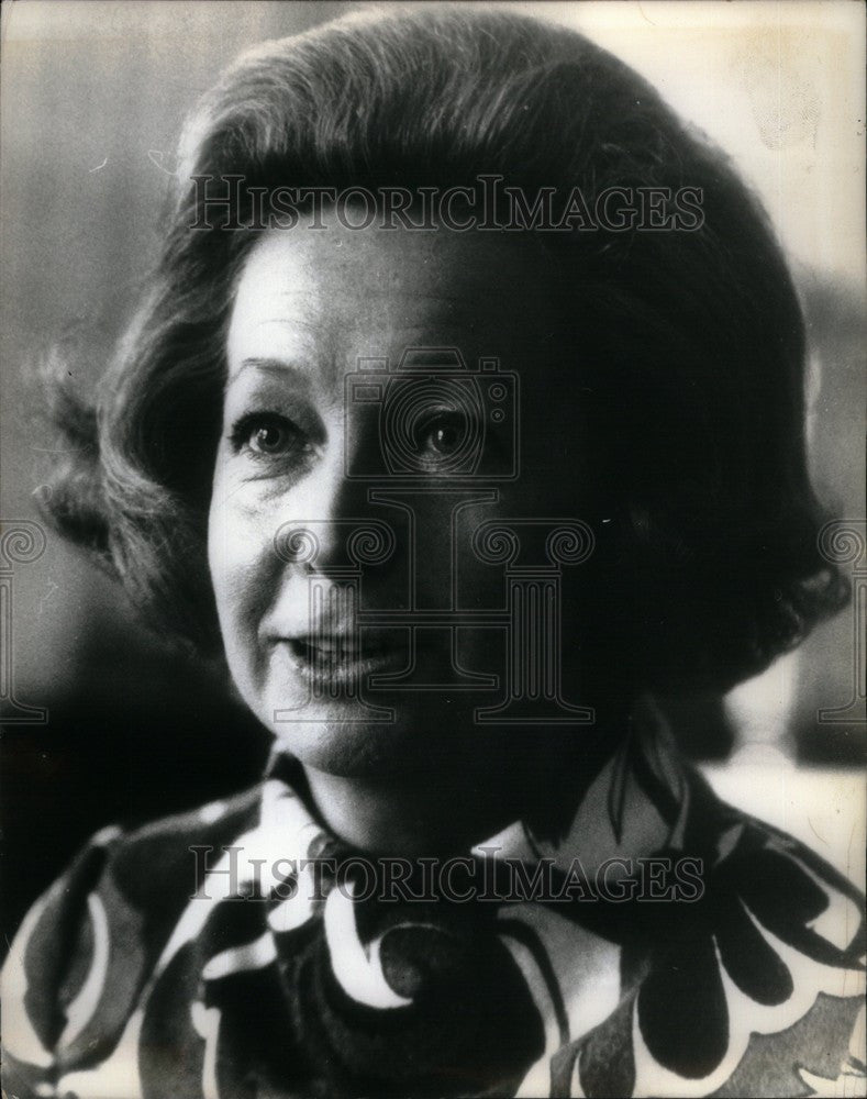 1969 Press Photo Mrs. Willy Brandt. - Historic Images