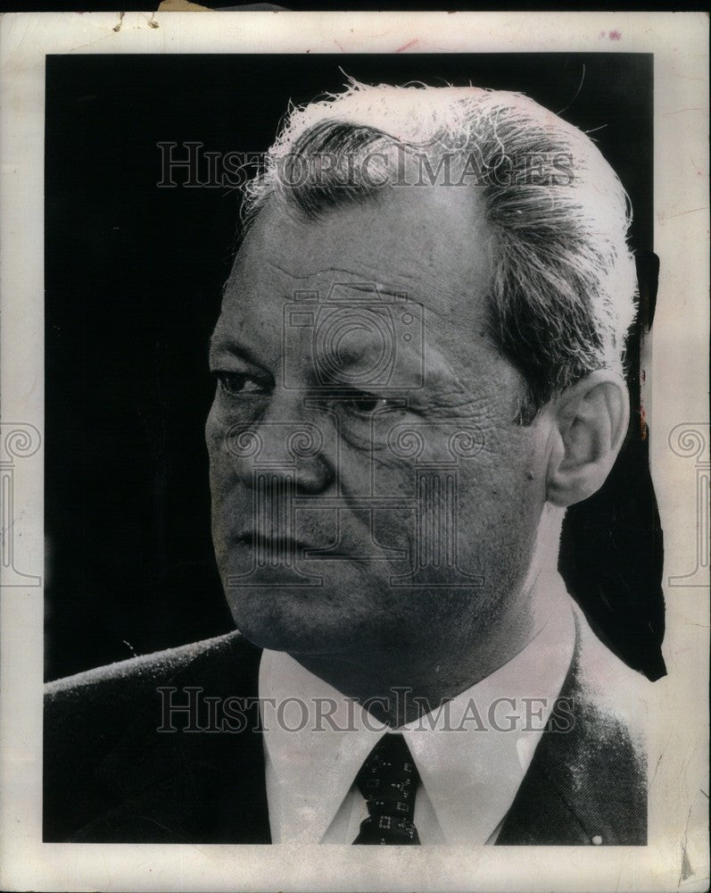 1976 Press Photo Willy Brandt - Historic Images