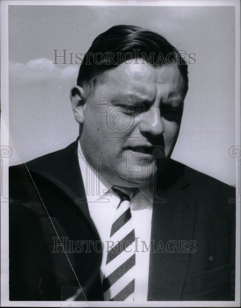 1959 Press Photo Franz Josef Strauss German Politician - Historic Images