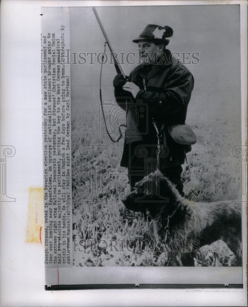 1966 Press Photo Joseph Strauss - Historic Images