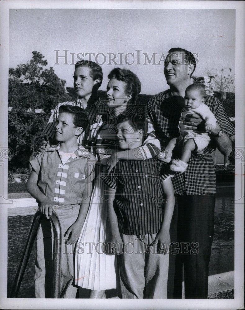 1957 Press Photo Gale Storm American actress - Historic Images