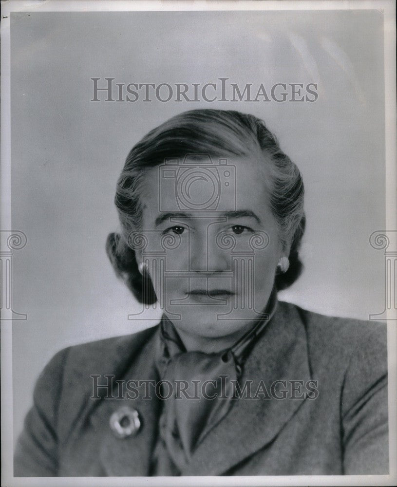 1947 Press Photo Martha Stout author - Historic Images