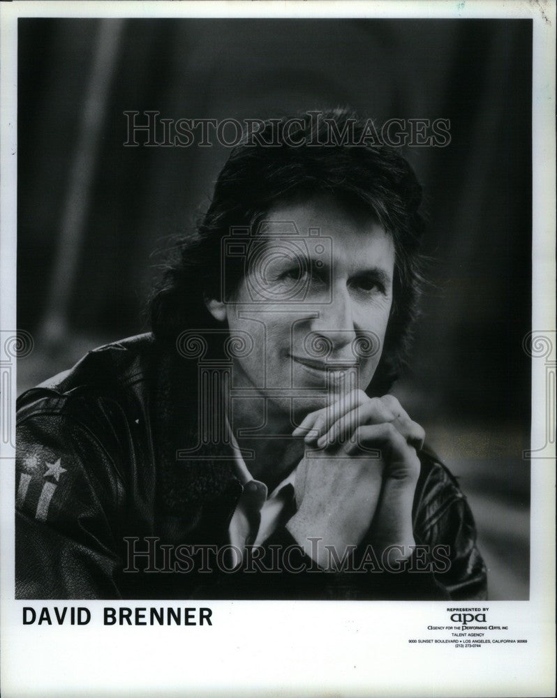 1992 Press Photo David Brenner Comedian Comedy Castle - Historic Images