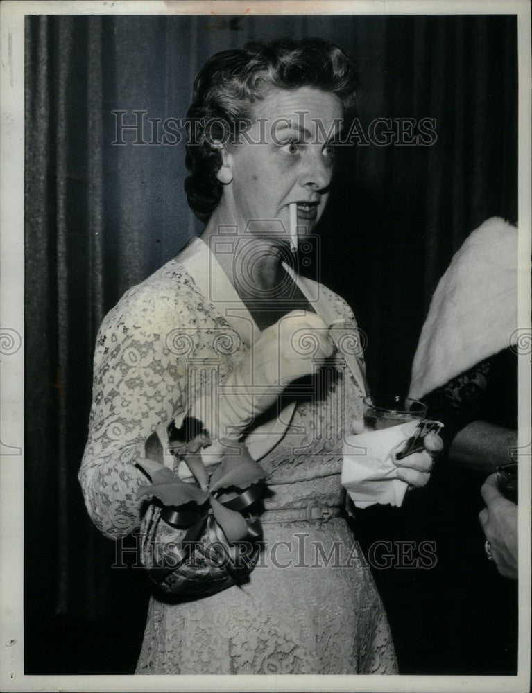 1962 Press Photo Capital lady Mrs.William J Brennan - Historic Images