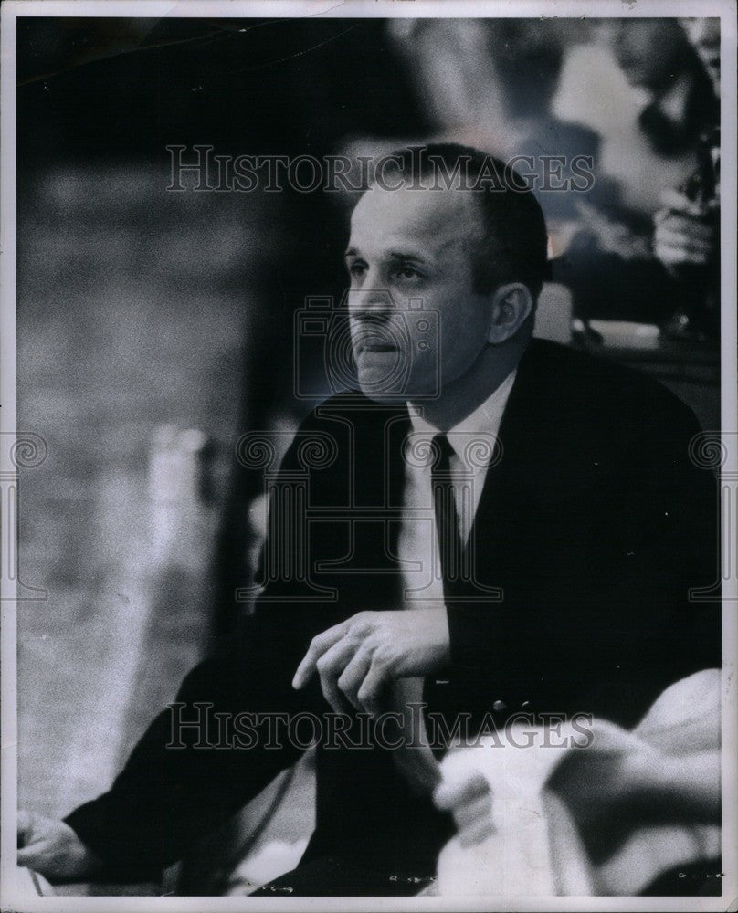 1964 Press Photo Dave Strack Retired Basketball Coach - Historic Images