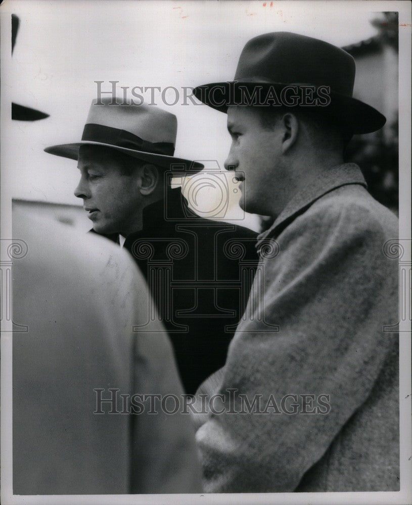 1954 Press Photo Terence Patrick Brennan FootballPlayer - Historic Images