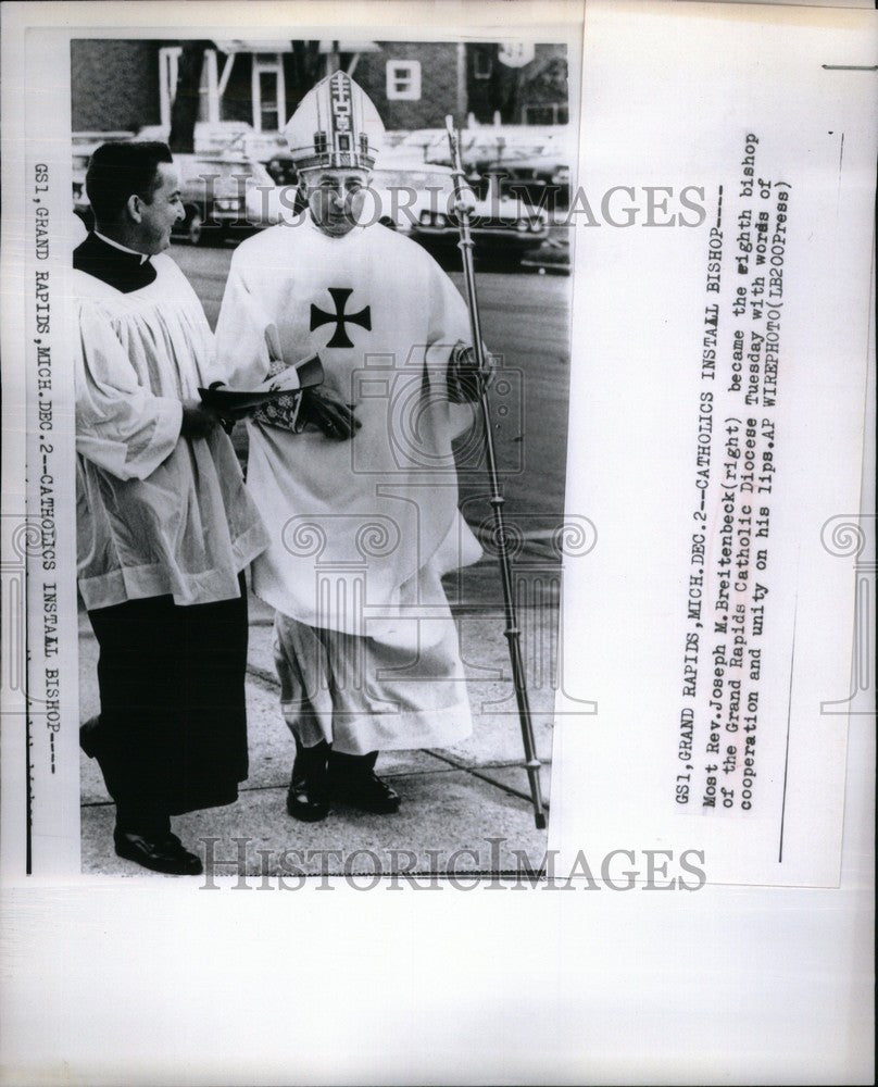 1969 Press Photo Most Rev. Joseph M. Breitenbeck - Historic Images