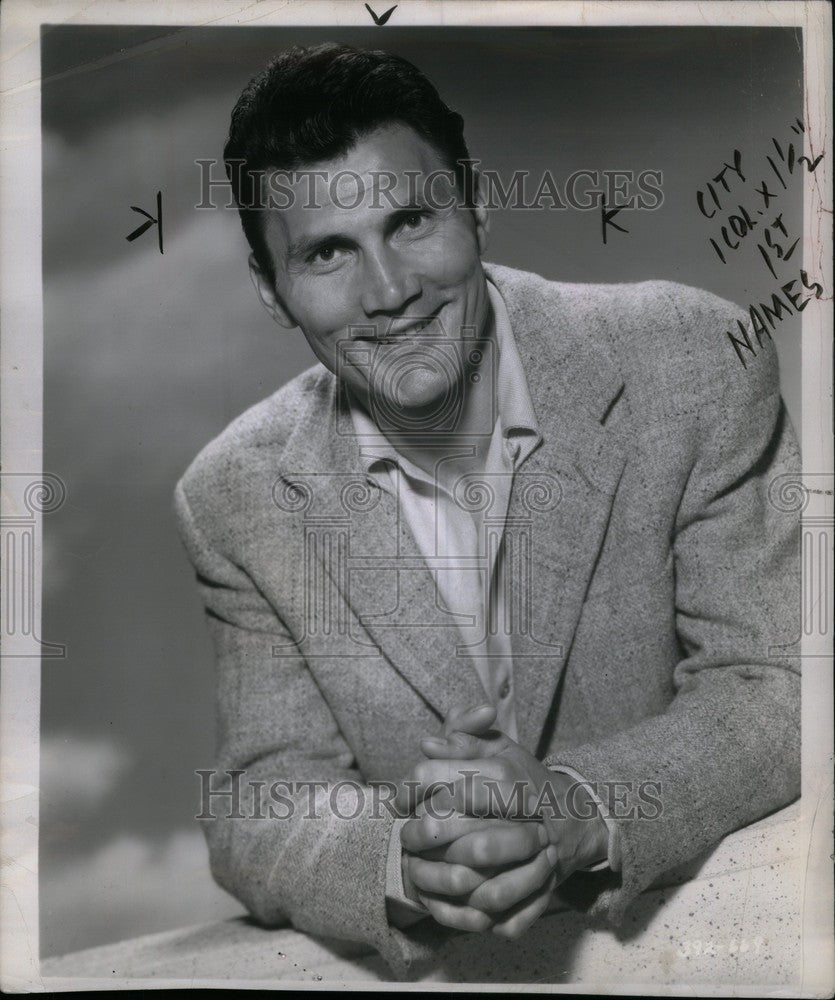 1955 Press Photo Jack Palance Actor - Historic Images