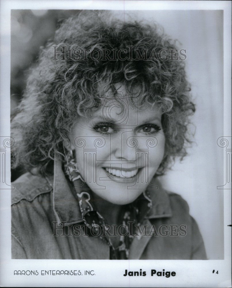 1980 Press Photo Janis Paige American actress TV film - Historic Images