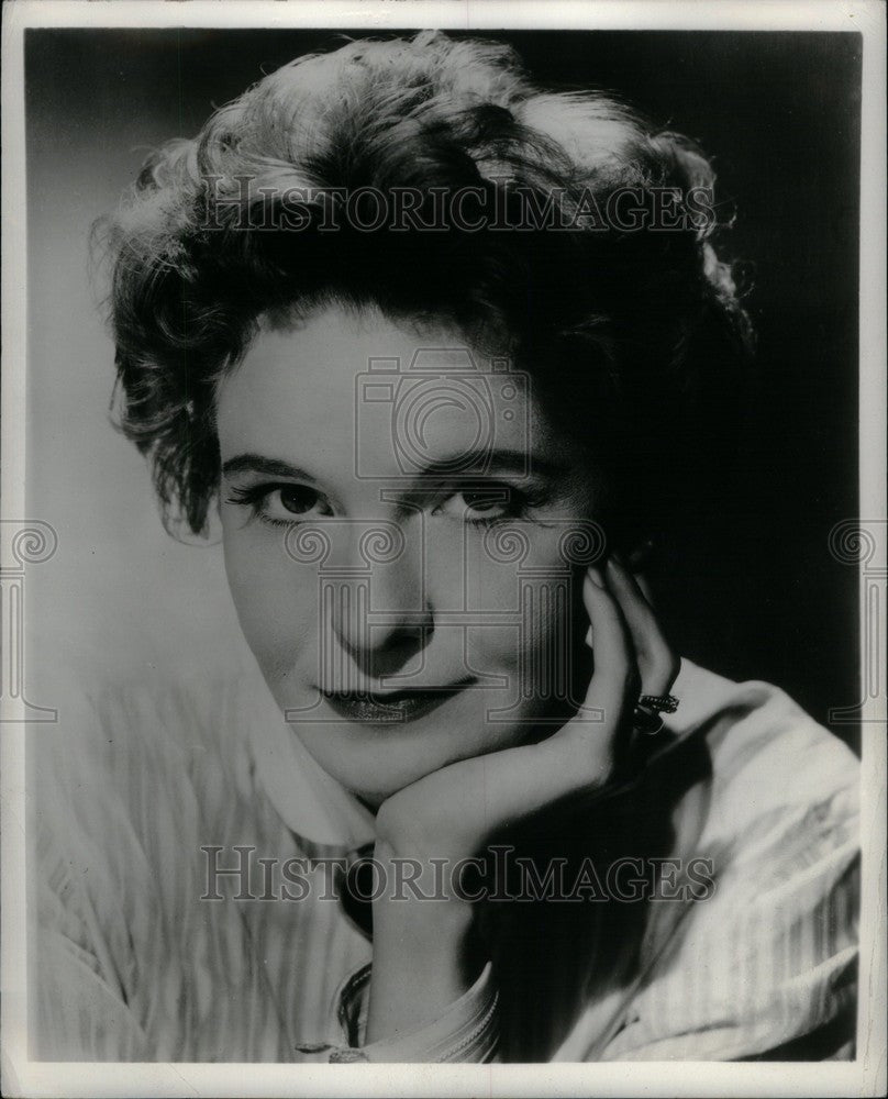 1958 Press Photo Geraldine Paige Actress Theatre - Historic Images