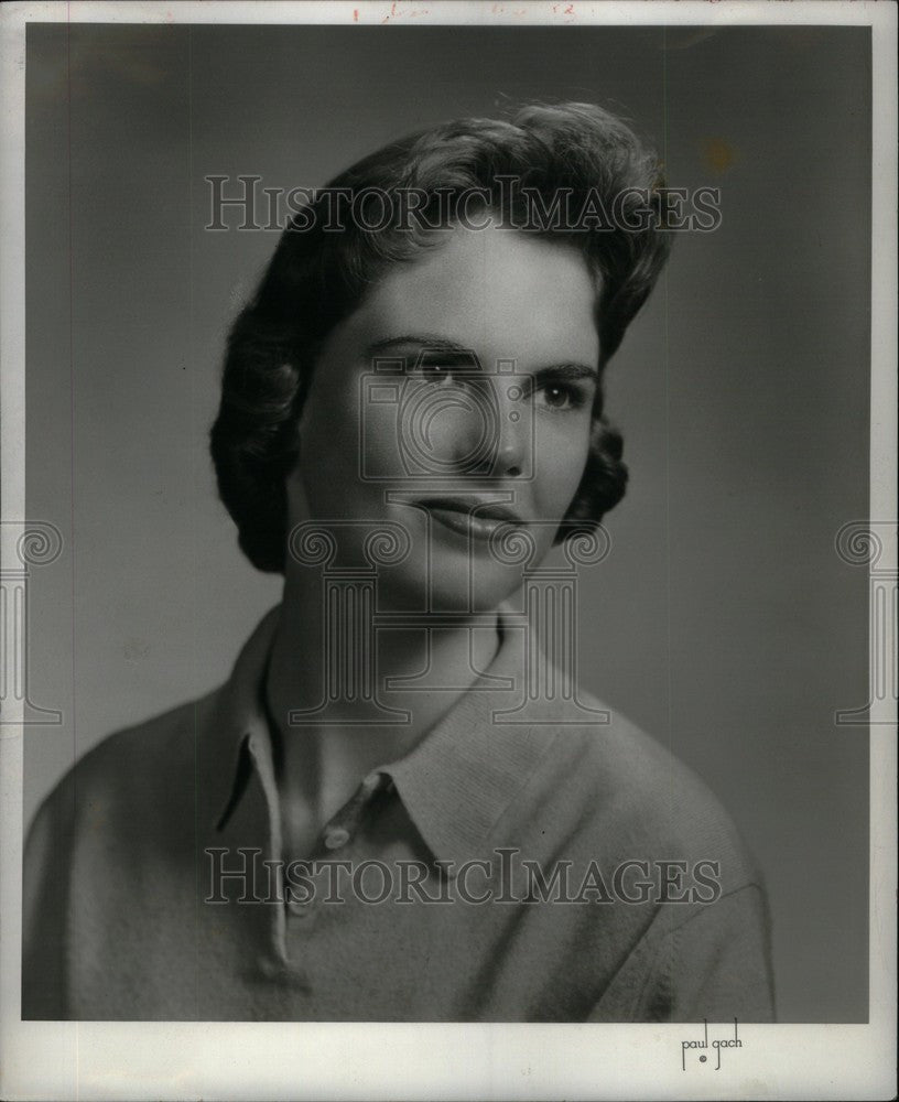 1958 Press Photo Ann Sherer Wife Paddock - Historic Images