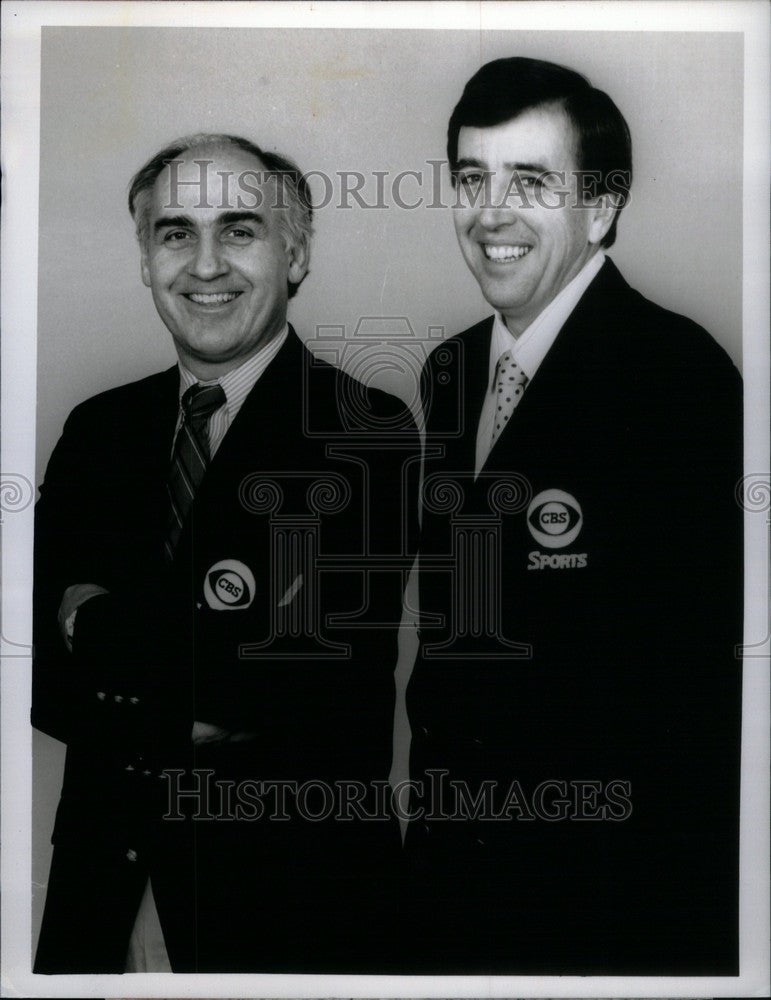 1990 Press Photo Billy Packer Sportscaster - Historic Images