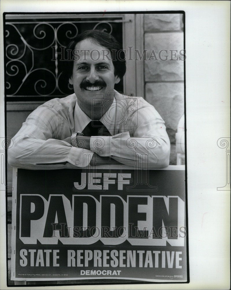 1984 Press Photo Jeff Padden Western Wayne - Historic Images