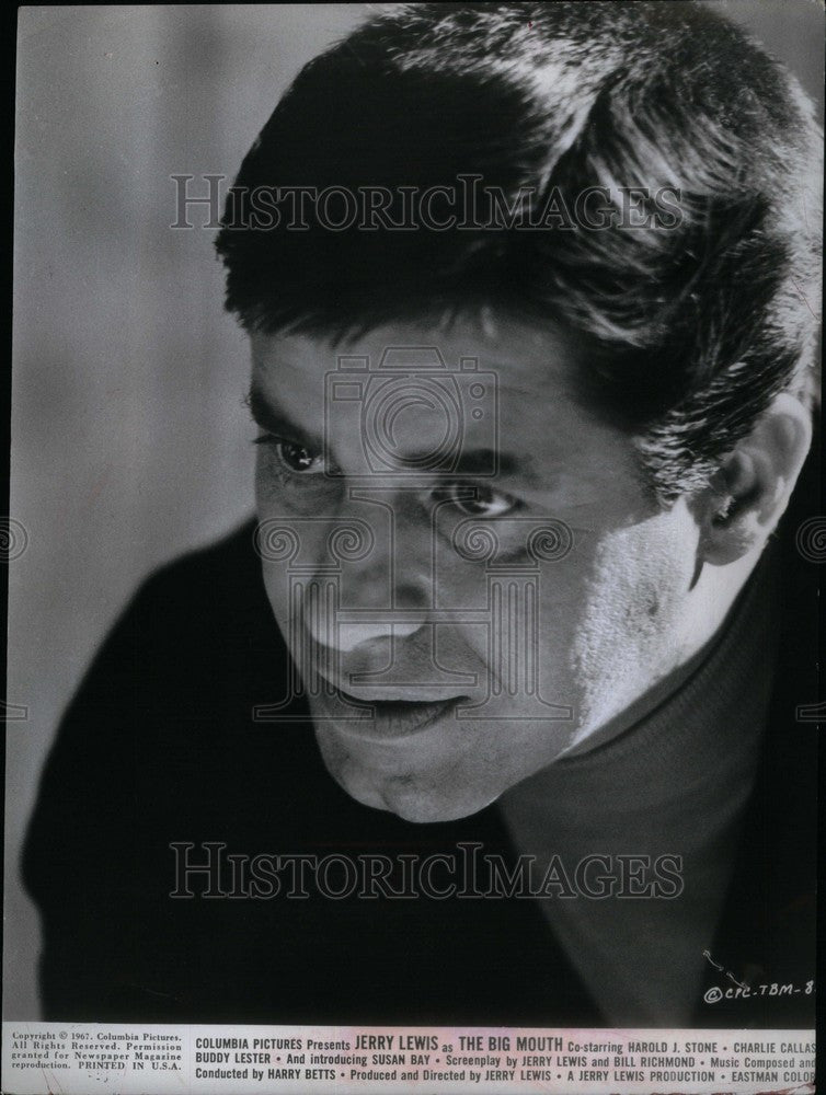 1977 Press Photo Jerry Lewis  American comedian actor - Historic Images