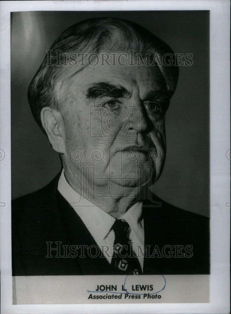 1950 Press Photo John L.Lewis President of UMW America - Historic Images