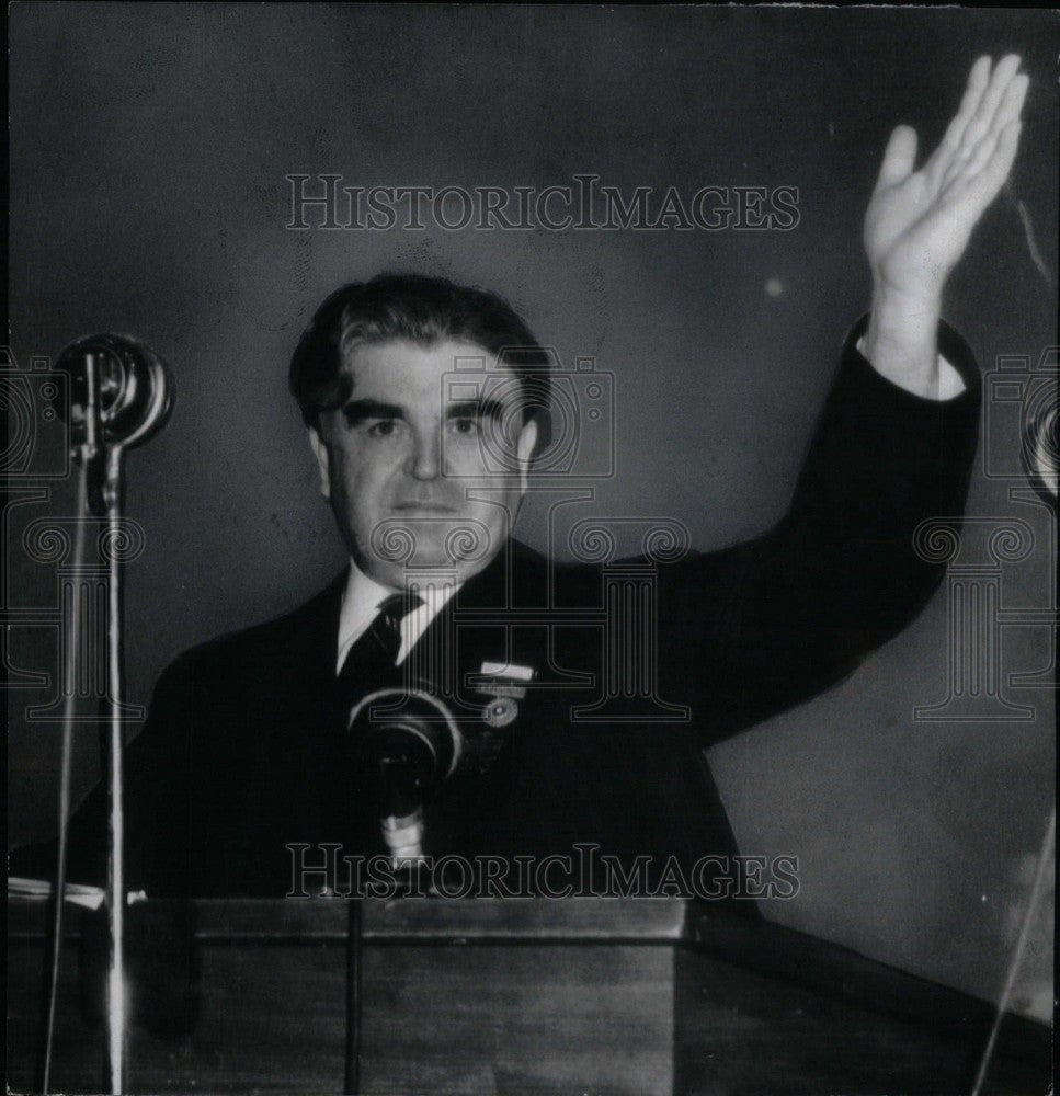 1937 Press Photo John L. Lewis New York union workers - Historic Images