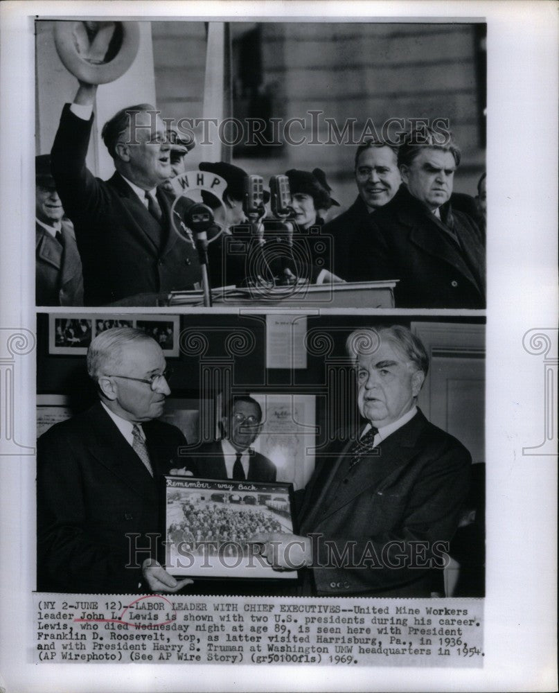 1968 Press Photo John  L. Lewis - Historic Images