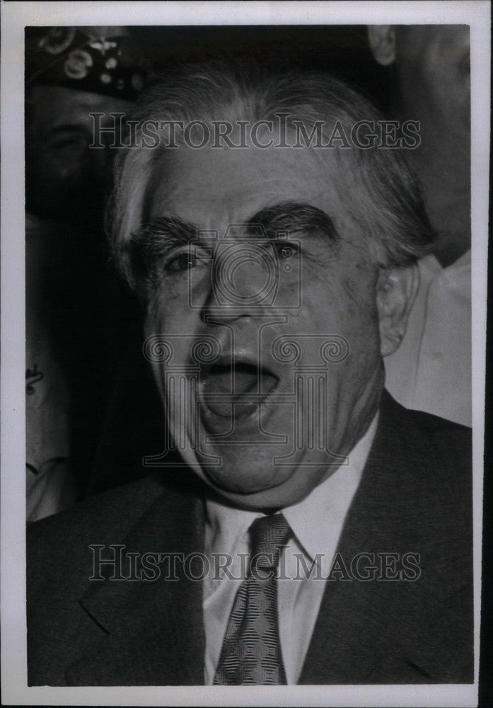 1951 Press Photo John L. Lewis Miner - Historic Images