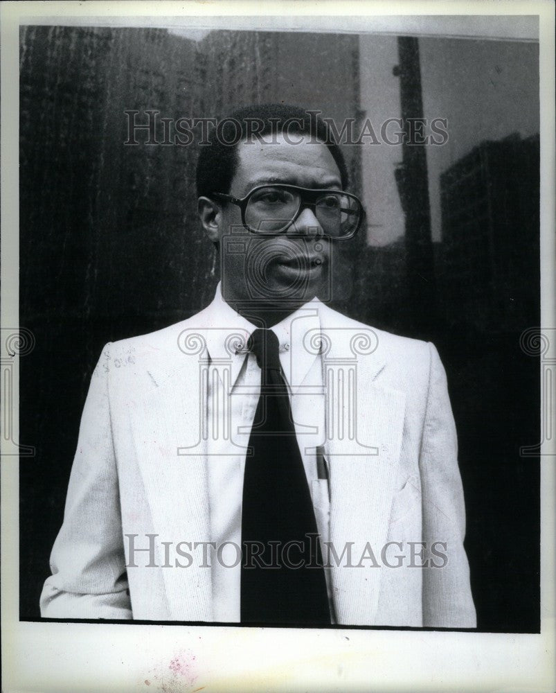 1979 Press Photo Kennethe Lewis plaint iff attorney - Historic Images