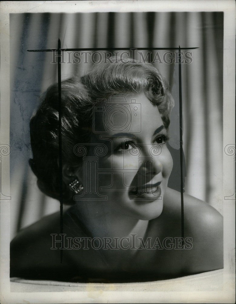 1951 Press Photo Monica Lewis American actress - Historic Images